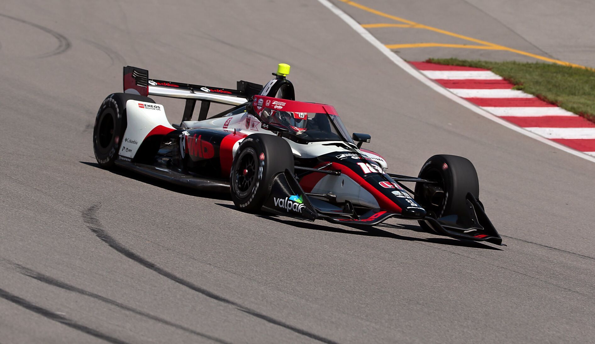 Indycar testing for Bommarito Automotive Group 500